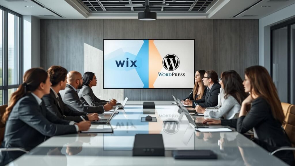 difference between wix and wordpress​