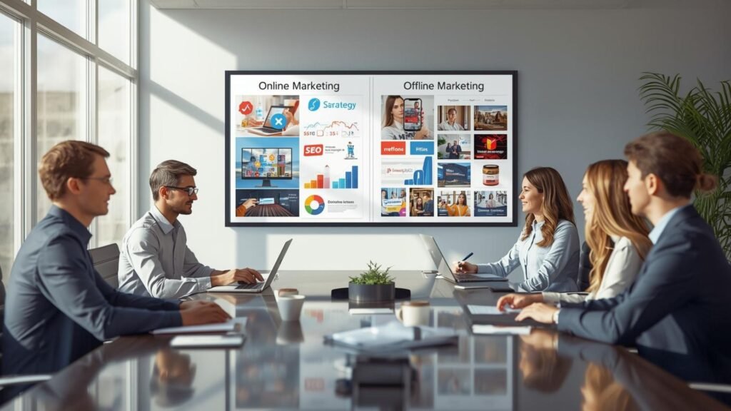 online and offline marketing