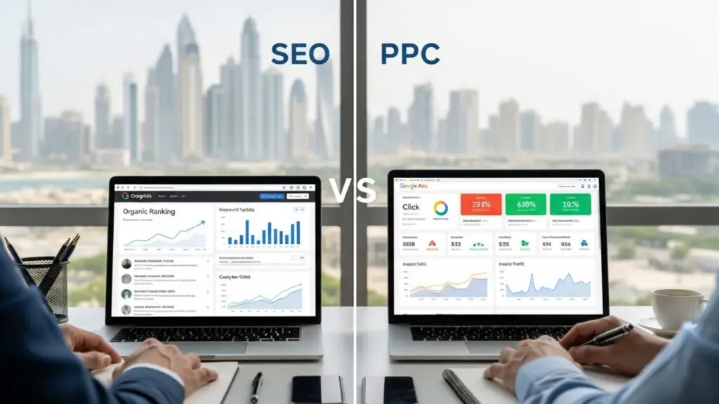 PPC vs SEO Dubai